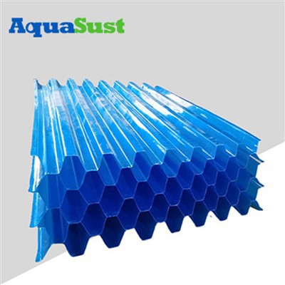 PP PVC 1m*1m Honeycomb Tube Settler Packing For Waste Water Purify