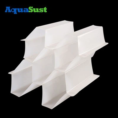 PP PVC Packing Filter Tube Settler For Water Purify
